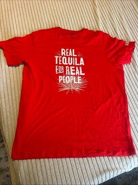 Red Graphic Tee - Real Tequila For Real People